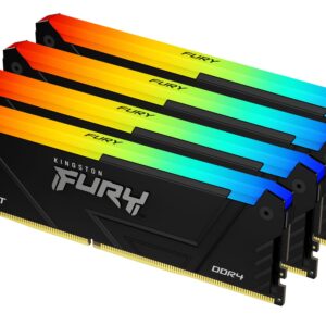 Kingston FURY Beast RGB 128GB (4x32GB) DDR4 3200MHz CL16 Memory Kit