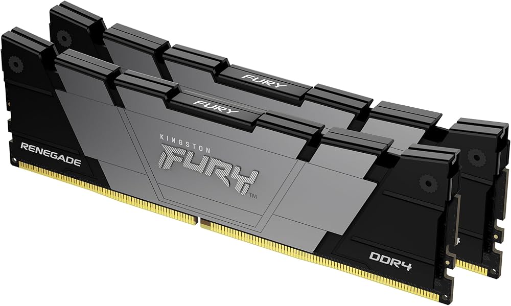 Kingston FURY Renegade 64GB (2x32GB) DDR4 3200MHz CL16 Memory Kit Black