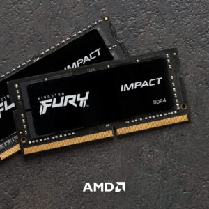 Kingston FURY Impact 64GB (2x32GB) DDR4 3200MHz CL20 SODIMM Laptop Memory Kit