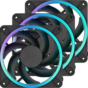 Fractal Design Dynamic X3 GP-12 120mm RGB Black Fan 3-Pack