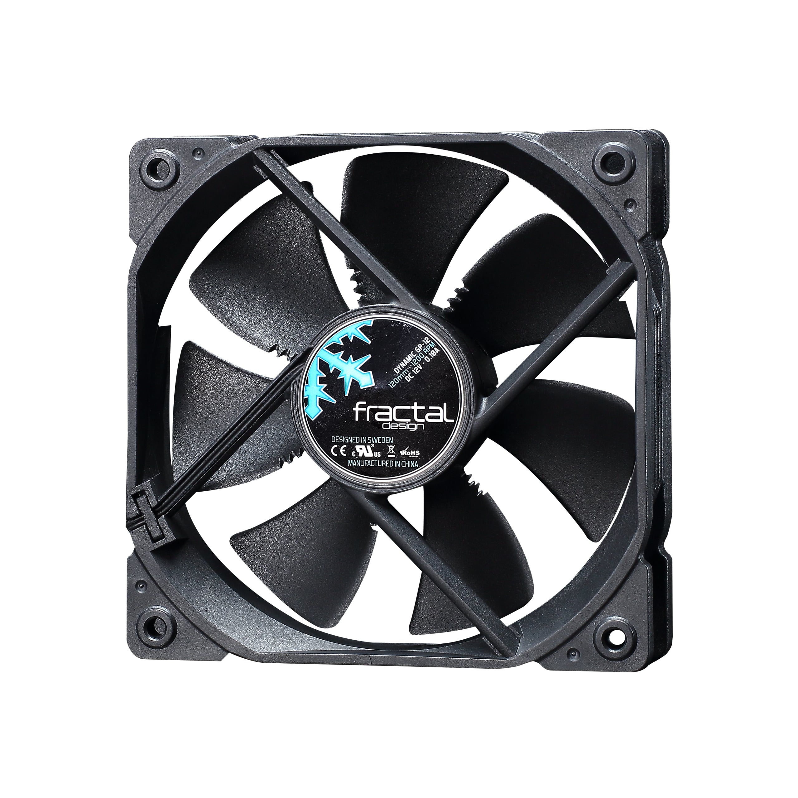 Fractal Design Dynamic X2 GP-12 120mm Reverse Black Fan