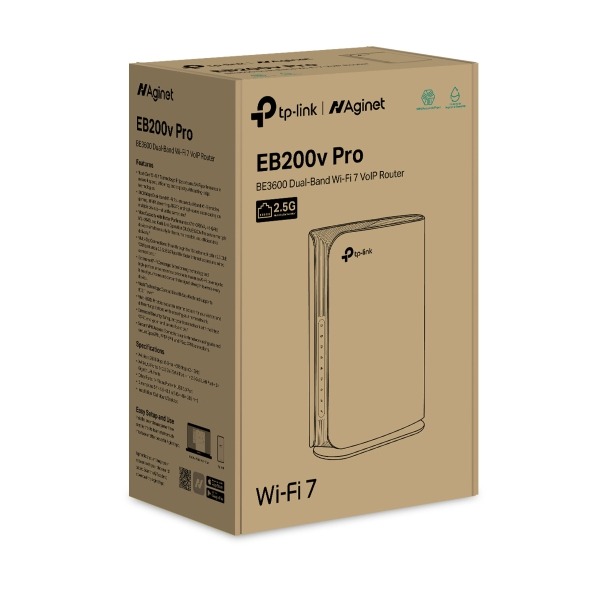 TP-Link Aginet EB200V Pro BE3600 Wi-Fi 7 Router - Image 2