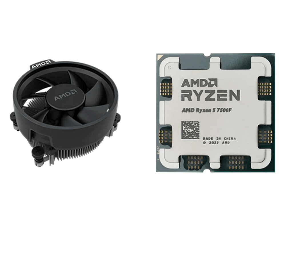 AMD Ryzen 5 7500F 6-Core Processor with Wraith Stealth Cooler