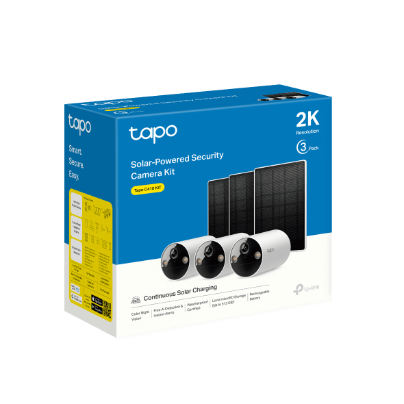 TP-Link Tapo C410 Security Camera Kit with H200 Hub & TD20 Sensor Bundle - Image 3