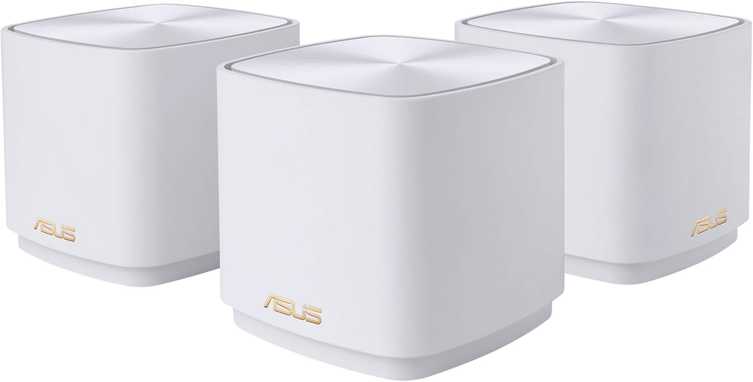 ASUS ZenWiFi AX Mini (XD4) AX1800 Mesh WiFi System 3 Pack White - Image 3