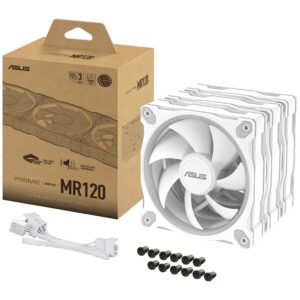 ASUS PRIME MR120 ARGB White Fan 3-Pack 120mm