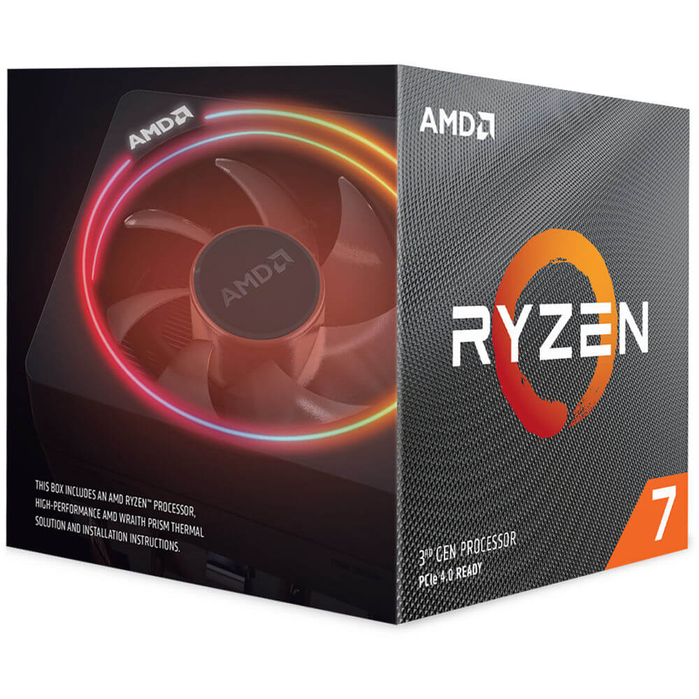 AMD Ryzen 7 3700X 8-Core Processor 3.6GHz with Wraith Prism Cooler - Image 3