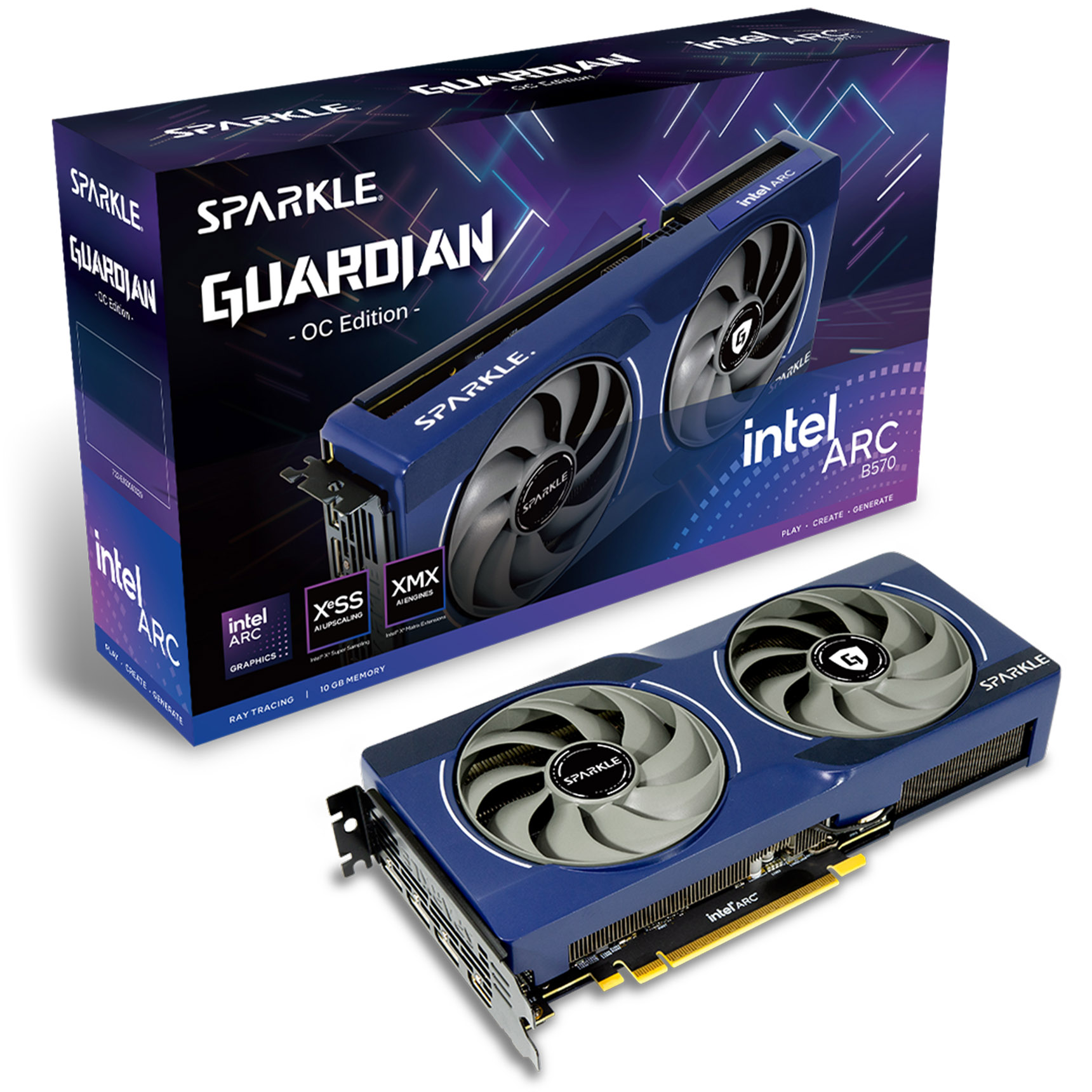 SPARKLE Intel Arc B570 Guardian OC 10GB GDDR6 Graphics Card - Image 2
