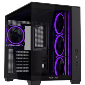 ASUS A32 PLUS ARGB Dual-Chamber Mid-Tower PC Case