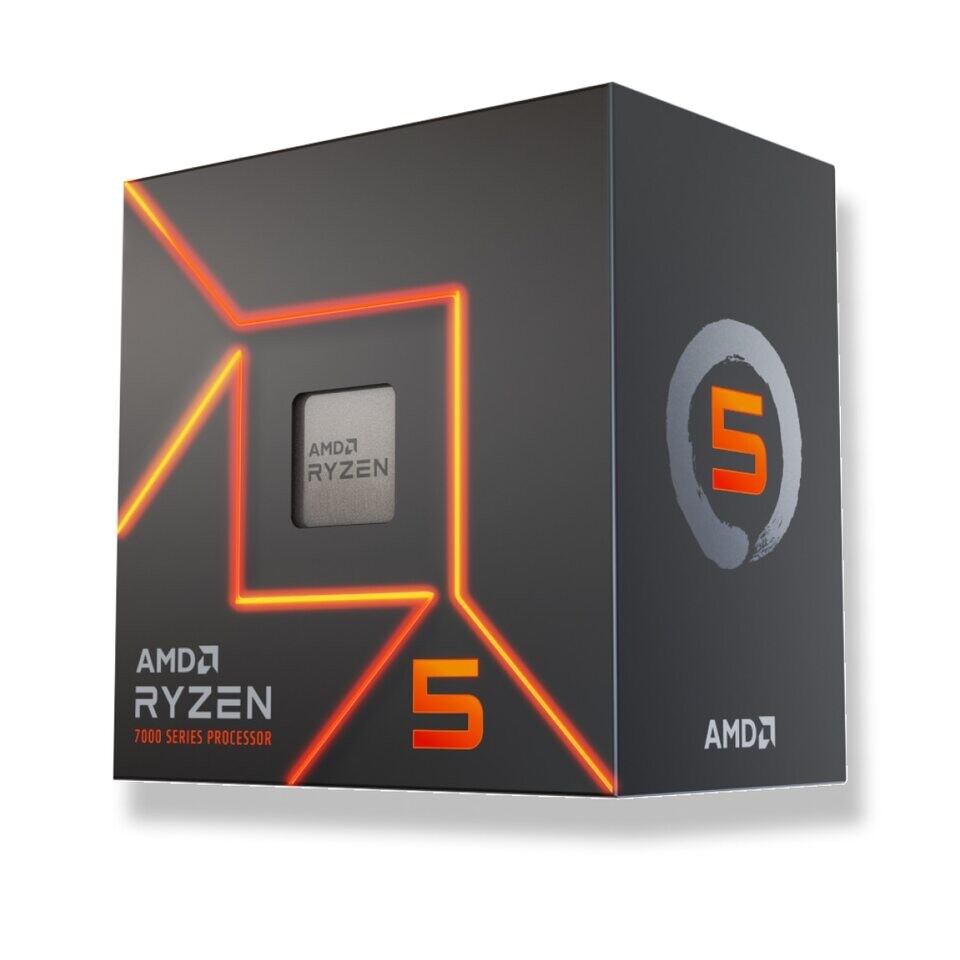 AMD Ryzen 5 7400 6-Core Processor with Wraith Stealth Cooler - Image 2