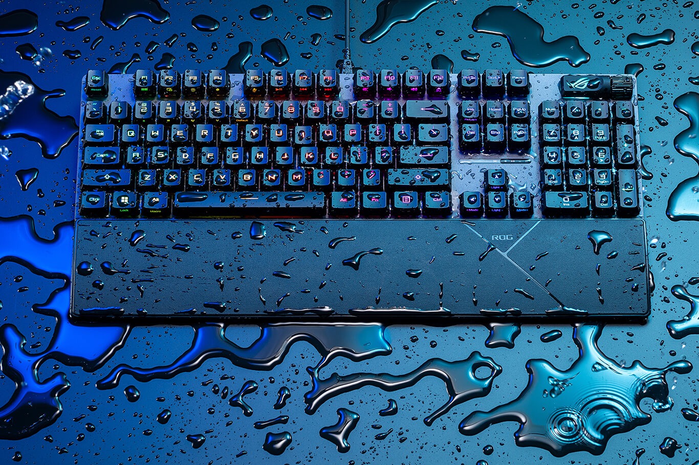 ASUS ROG Strix Scope II RX Mechanical Gaming Keyboard - Red Switch - Image 4