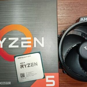 AMD Ryzen 5 5500 6-Core Processor with Wraith Stealth Cooler