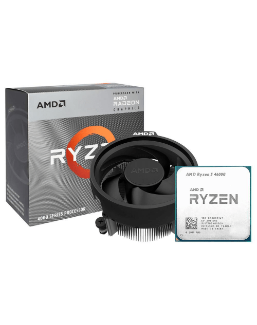 AMD Ryzen 5 4600G 3.7GHz 6-Core Processor with Wraith Stealth Cooler - Image 2