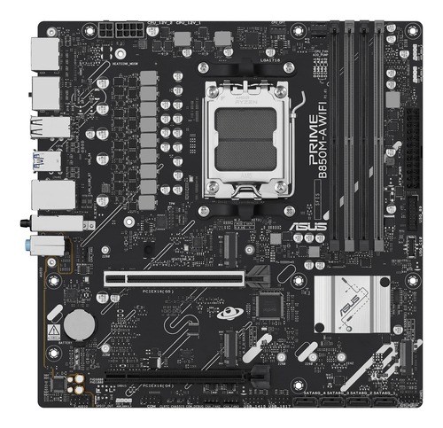 ASUS PRIME B850M-A WIFI AM5 Micro-ATX Motherboard DDR5 - Image 2