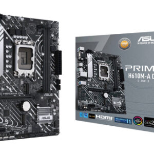 ASUS PRIME H610M-A D4-CSM LGA 1700 Micro-ATX Motherboard