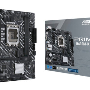 ASUS PRIME H610M-K D4 LGA 1700 Micro-ATX Motherboard