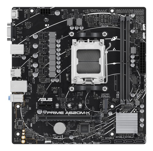 ASUS PRIME A620M-K AMD AM5 DDR5 Micro-ATX Motherboard - Image 2