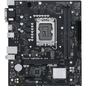 ASUS PRIME H610M-R D4 LGA 1700 Micro-ATX Motherboard