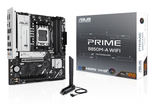 ASUS PRIME B850M-A WIFI AM5 Micro-ATX Motherboard DDR5