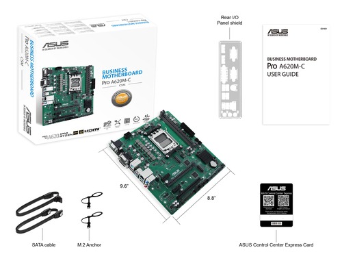 ASUS PRO A620M-C-CSM AMD AM5 Micro-ATX Motherboard DDR5 - Image 4