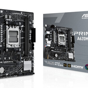 ASUS PRIME A620M-K AMD AM5 DDR5 Micro-ATX Motherboard