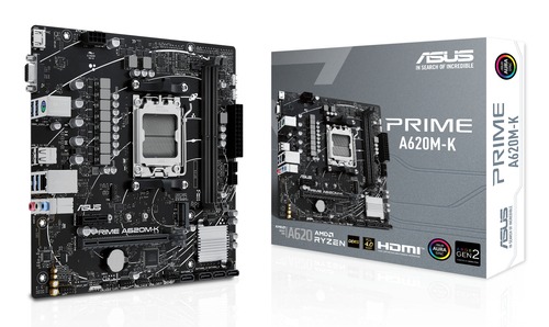 ASUS PRIME A620M-K AMD AM5 DDR5 Micro-ATX Motherboard