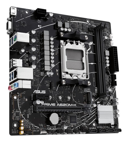 ASUS PRIME A620M-K AMD AM5 DDR5 Micro-ATX Motherboard - Image 4