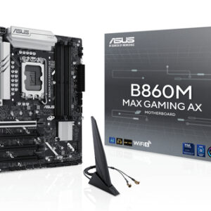 ASUS B860M MAX GAMING AX Intel LGA 1851 DDR5 Motherboard