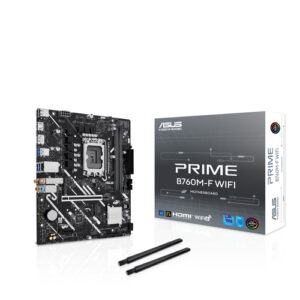 ASUS PRIME B760M-F WIFI LGA 1700 DDR5 Micro-ATX Motherboard
