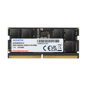 ADATA Premier 16GB DDR5 5600MHz SO-DIMM Laptop Memory
