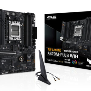 ASUS TUF GAMING A620M-PLUS WIFI AMD AM5 Motherboard DDR5