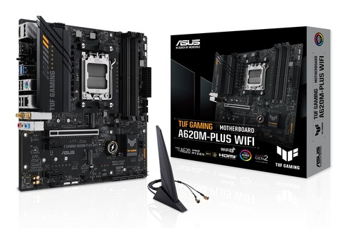 ASUS TUF GAMING A620M-PLUS WIFI AMD AM5 Motherboard DDR5