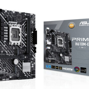ASUS PRIME H610M-E-CSM LGA 1700 DDR5 Micro-ATX Motherboard