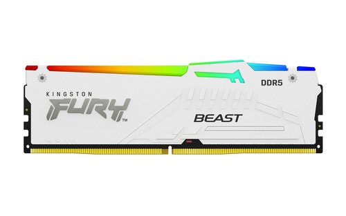 Kingston FURY Beast 32GB DDR5 5600MT/s CL36 RGB White Kit - Image 3