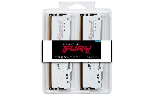 Kingston FURY Beast 32GB DDR5 5600MT/s CL36 RGB White Kit - Image 5