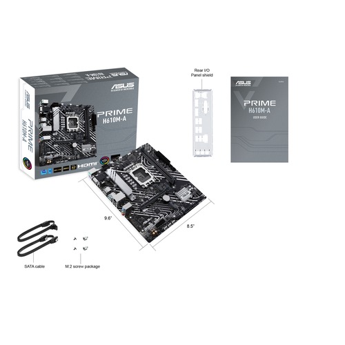 ASUS PRIME H610M-A-CSM LGA 1700 Micro-ATX Motherboard DDR5 - Image 5