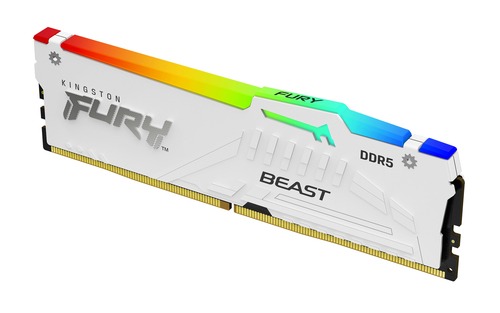 Kingston FURY Beast 32GB DDR5 5600MT/s CL36 RGB White Kit - Image 2