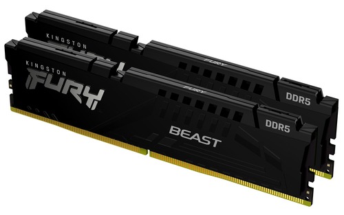 Kingston FURY Beast 16GB DDR5 5200MT/s CL40 Kit (2x8GB) Black