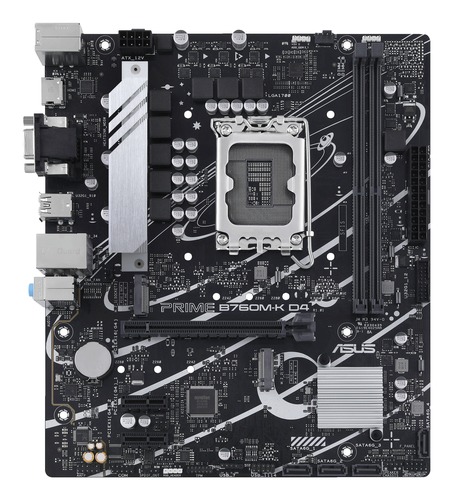 ASUS PRIME B760M-K D4 Intel LGA 1700 Micro-ATX Motherboard DDR4 - Image 2