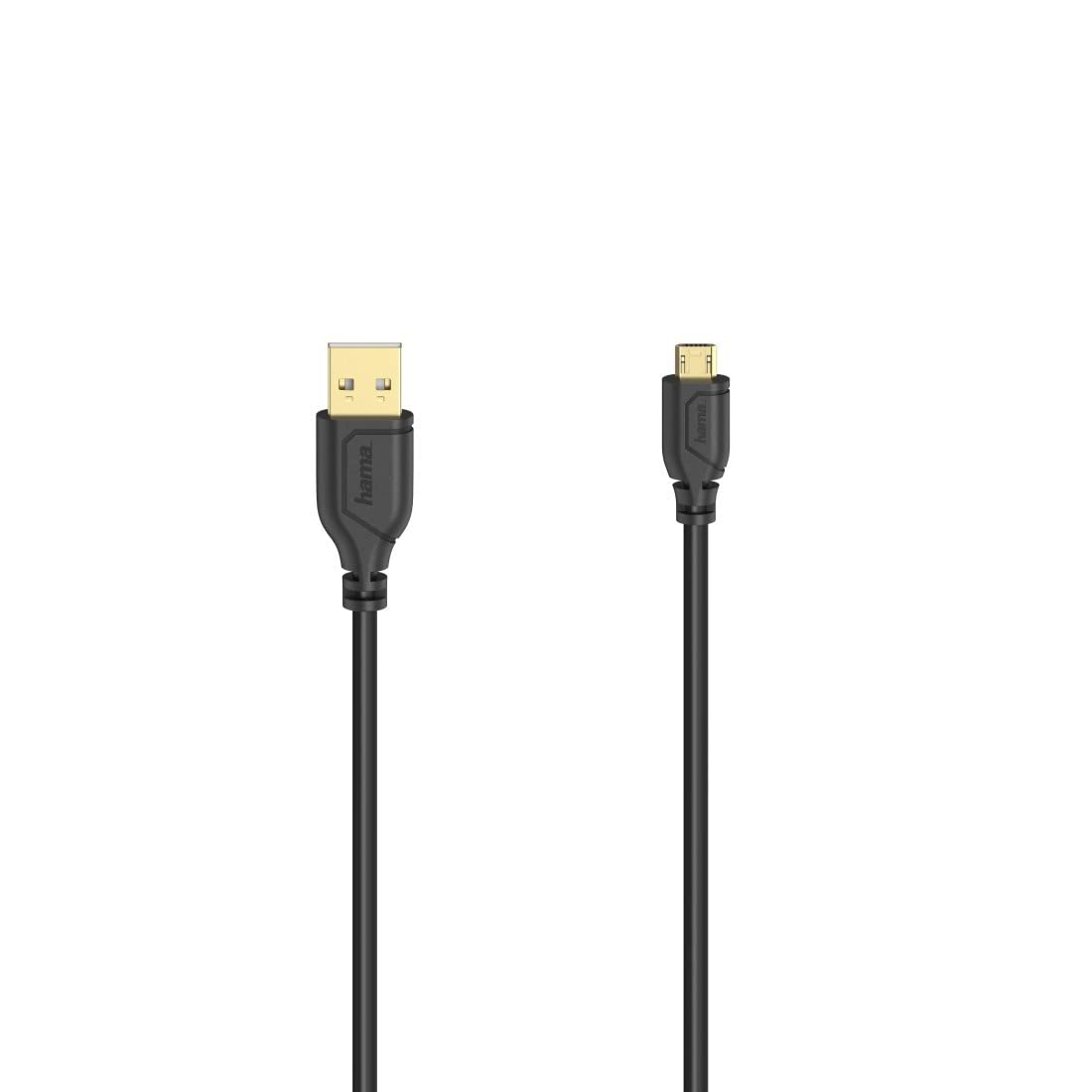 HAMA Micro-USB Cable USB 2.0 0.75m Black