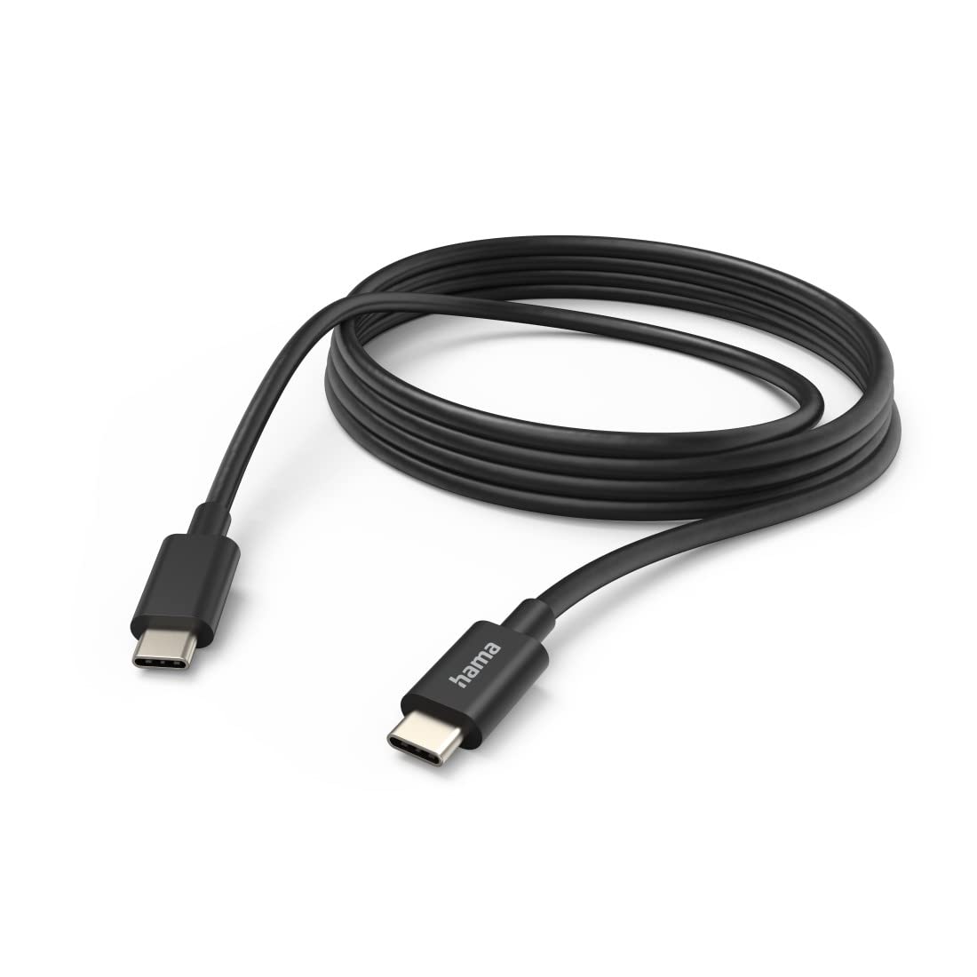 HAMA USB-C to USB-C Charging Cable 3m Black - Image 2