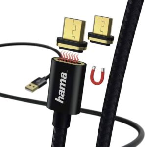 HAMA USB-A to Micro USB Charging Cable 1m Black