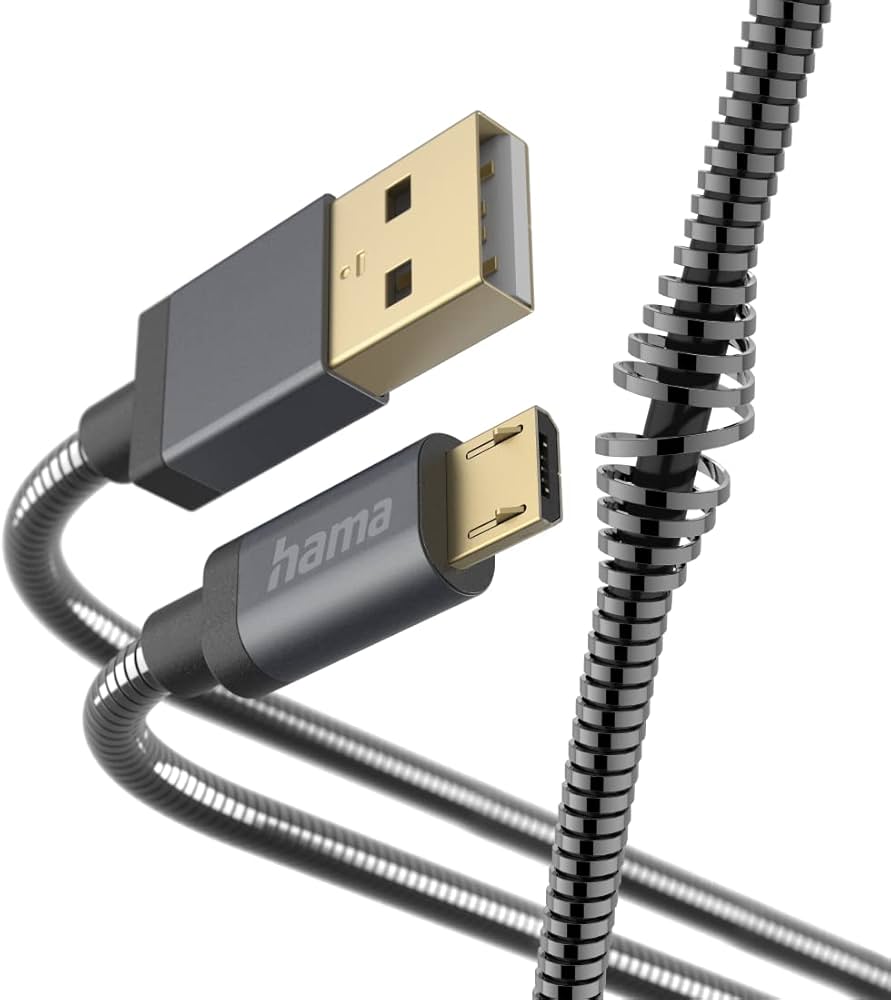 HAMA Micro-USB Cable USB 2.0 0.75m Black - Image 2