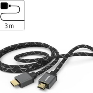 HAMA Certified 8K HDMI Cable 1m Black