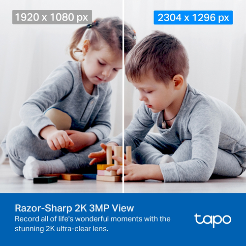 TP-Link Tapo C210 Pan/Tilt Home Security Wi-Fi Camera Twin Pack - Image 3
