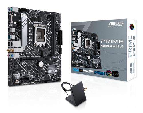 ASUS PRIME H610M-A WIFI D4 Micro-ATX Motherboard