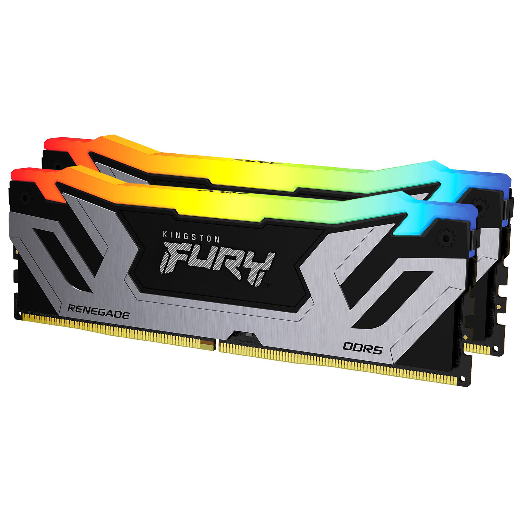 Kingston FURY Renegade RGB 48GB (2x24GB) DDR5 8400MHz CL40 Memory Kit - Silver