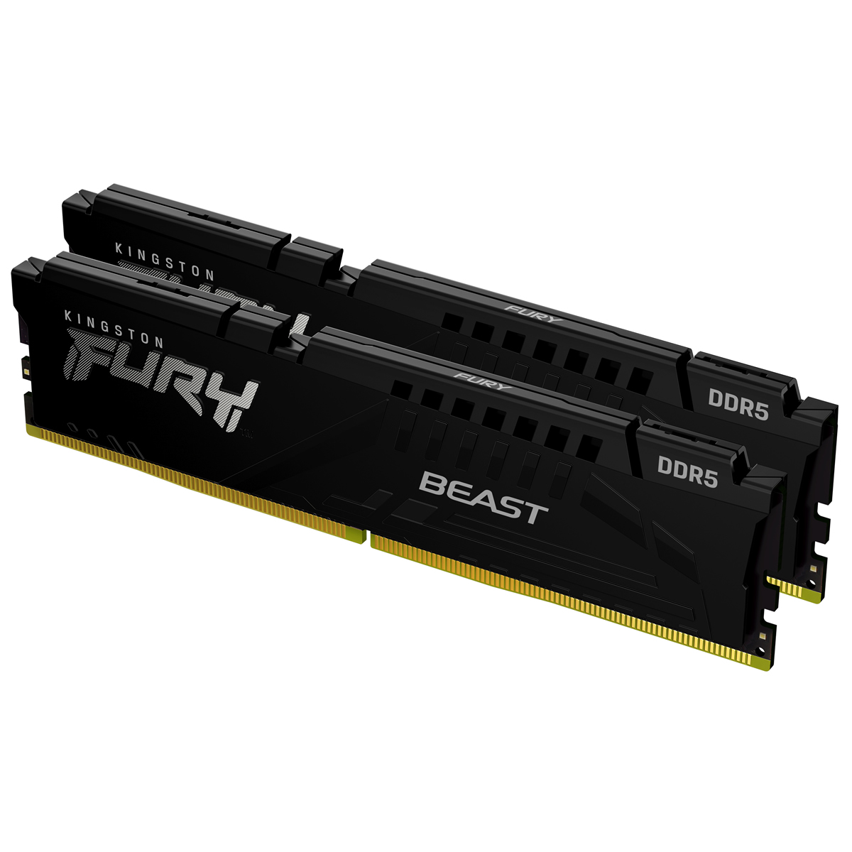 Kingston FURY Beast 32GB (2x16GB) DDR5 6400MHz CL32 Desktop Memory Kit Black - Image 2