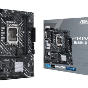 ASUS PRIME H610M-D D4 Micro-ATX Motherboard LGA1700 DDR4