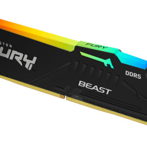 Kingston FURY Beast RGB 32GB DDR5 5200MHz CL40 Desktop Memory